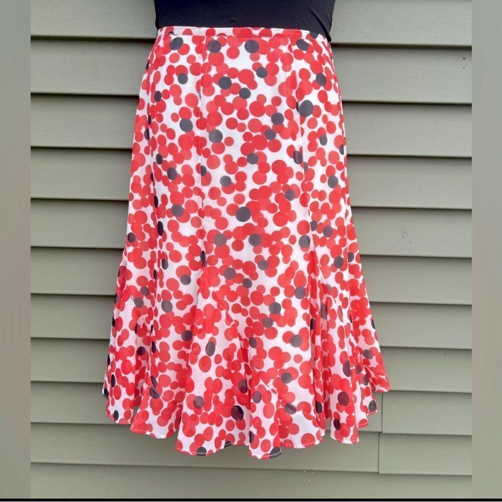 NWOT Pendleton Fit & Flare Polka Dot Skirt Size 10